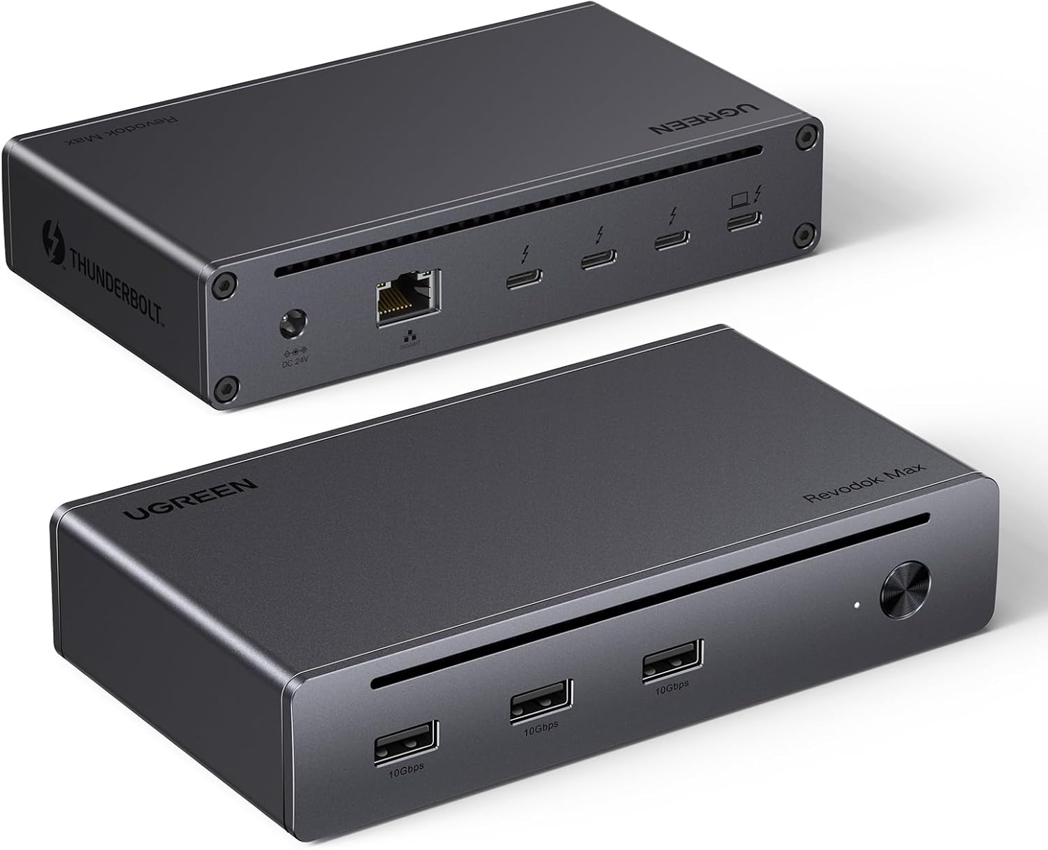 UGREEN Revodok Max 208 Thunderbolt 4ドッキングステーション 8-in-1 40Gbps 高速データ転送Thunderbolt 4ハブ 2画面拡張4K@60Hz 単一出力8K@30Hz 85W PD対応 イーサネット 3* USB A 3.2ポート搭載 MacBook Windows PCノートパソコンなどに適用 - 画像 (9)
